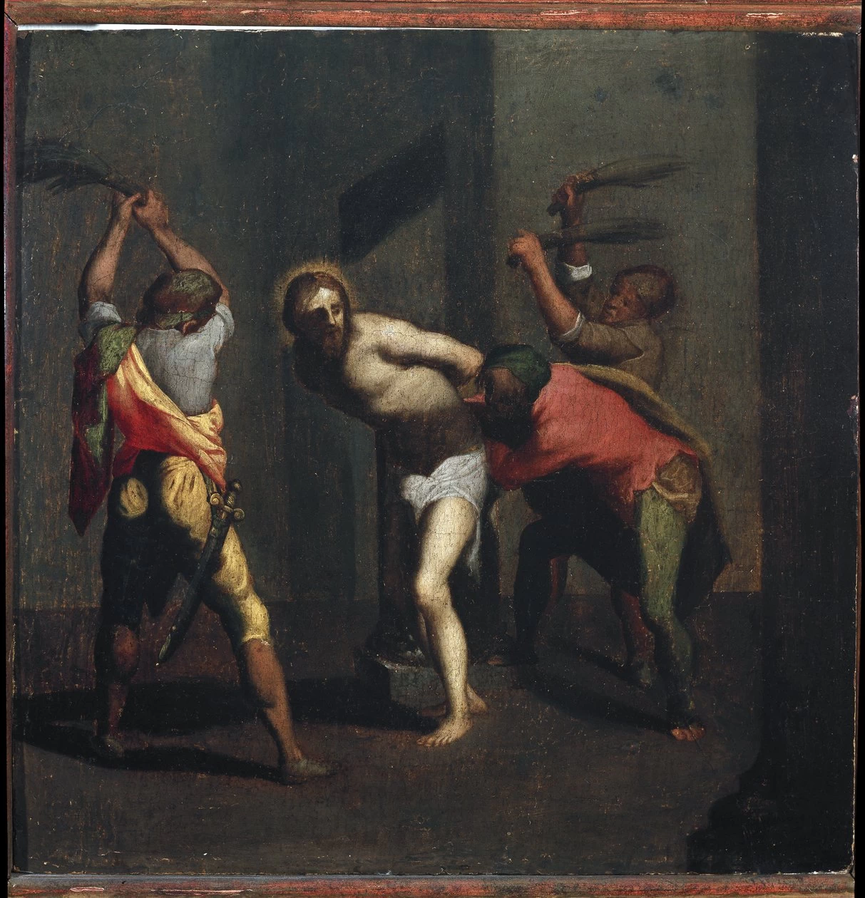 Perin del Vaga - 106, La Flagellazione, Pinacoteca di Brera, Milano